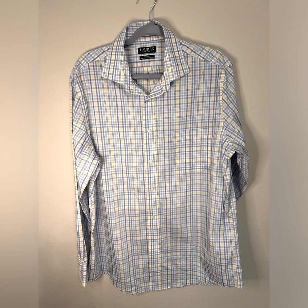 Lauren Ralph Lauren Men’s Plaid Button-Down Shirt - Size L